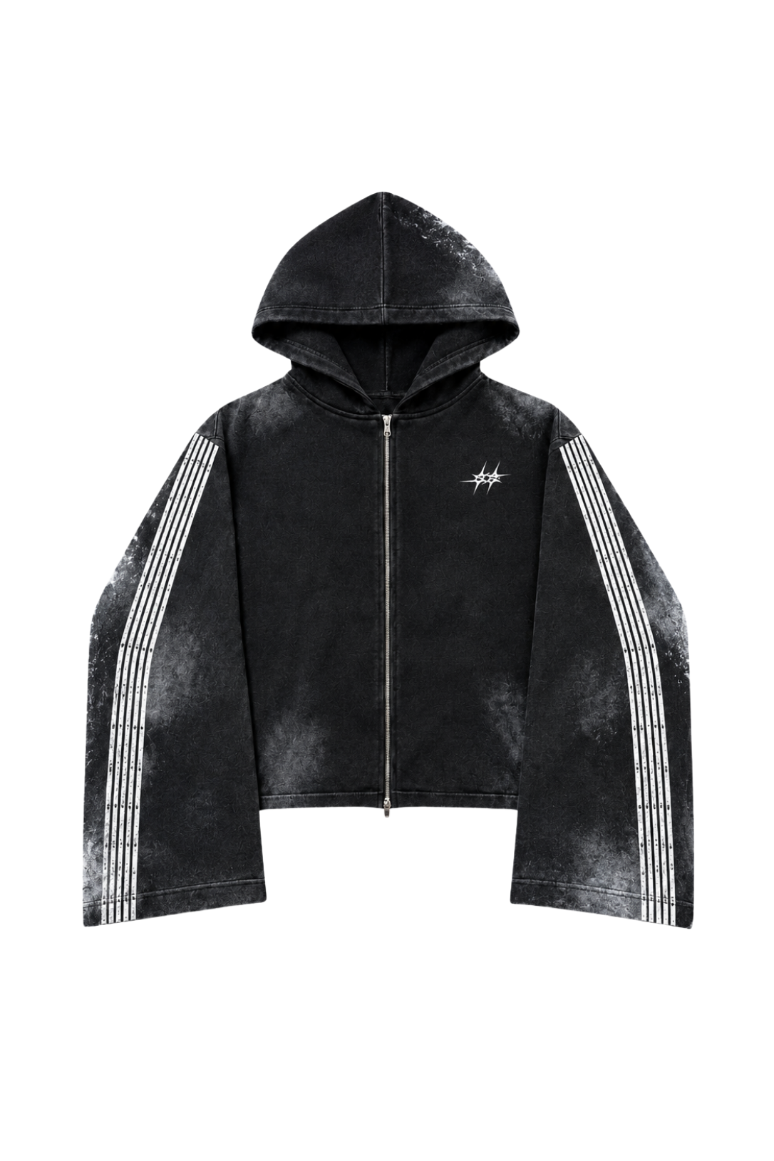 Washed Stripe Premium Zip
