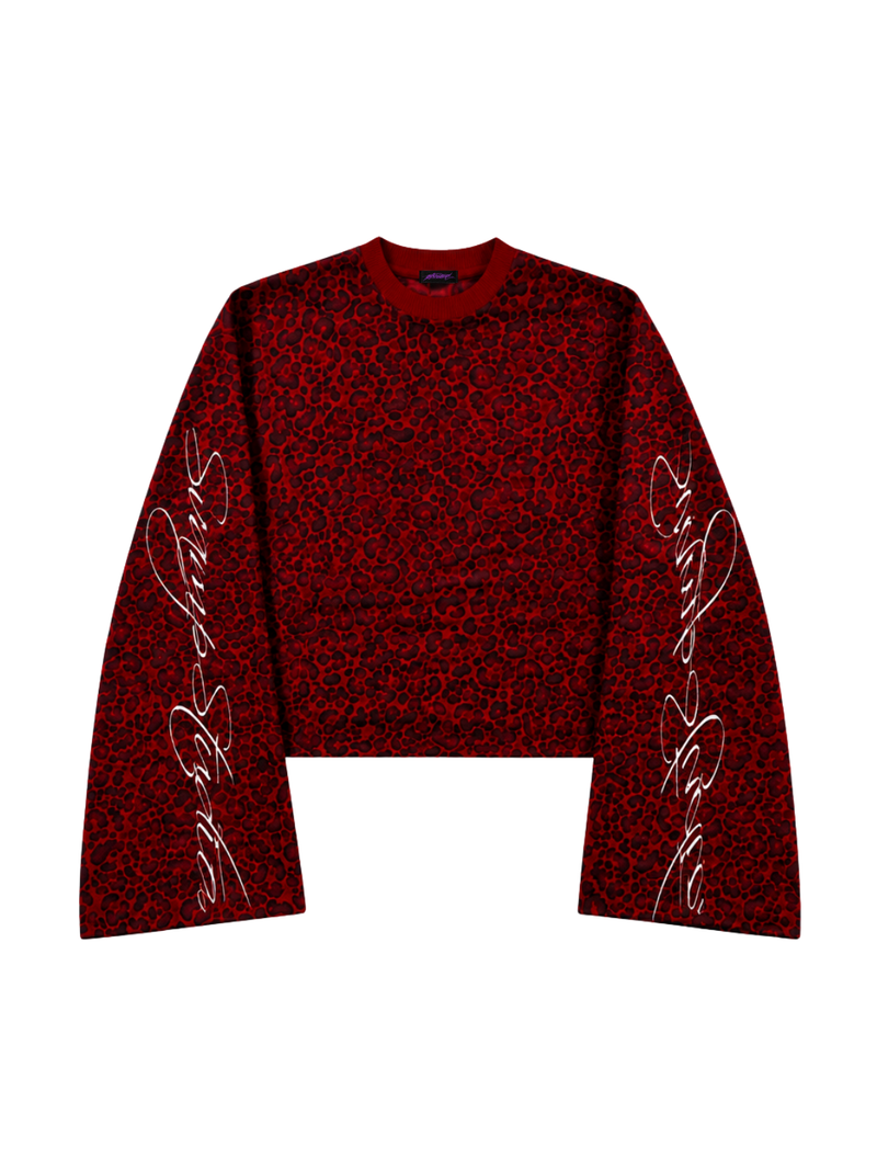 Wine Leopard Long Sleeve