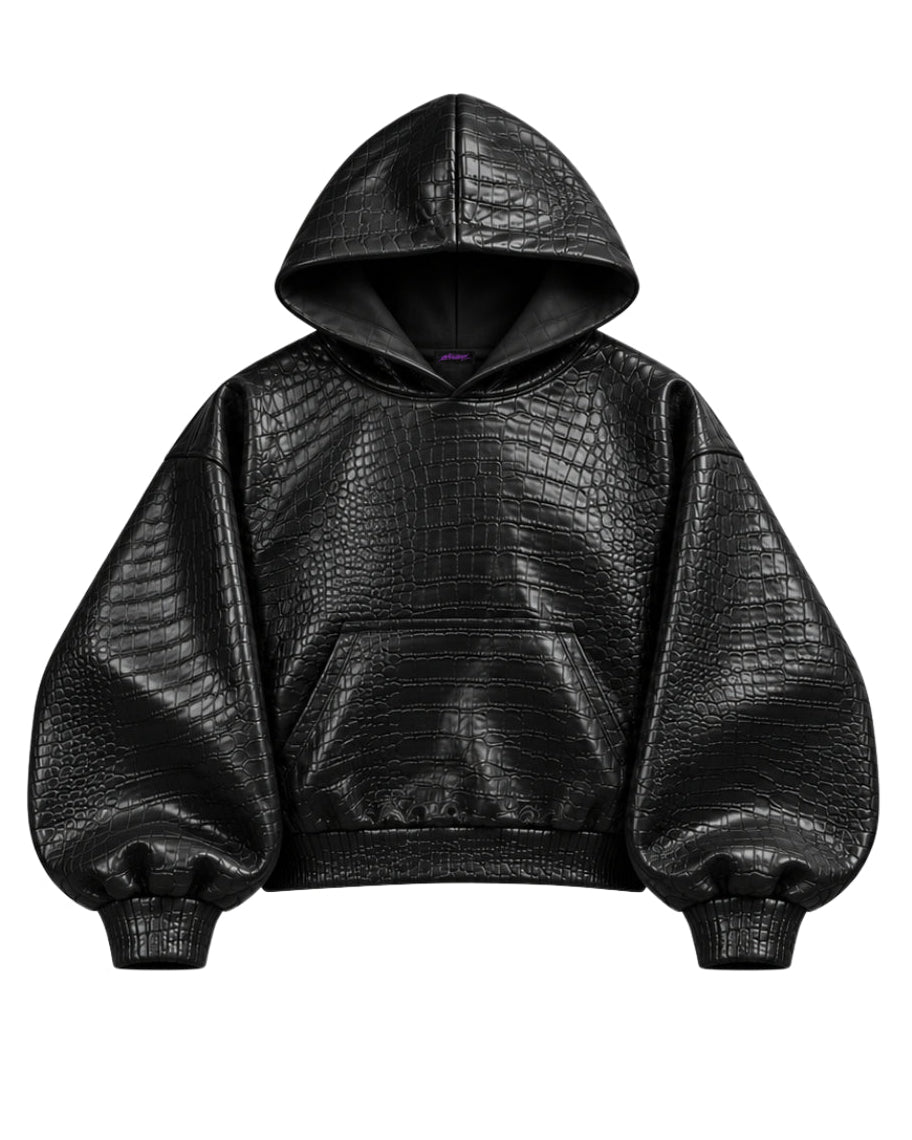 Nocturnal Leather Hoodie (Limited Edition)