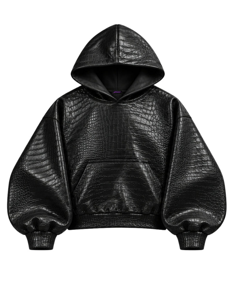 Nocturnal Leather Hoodie (Limited Edition)